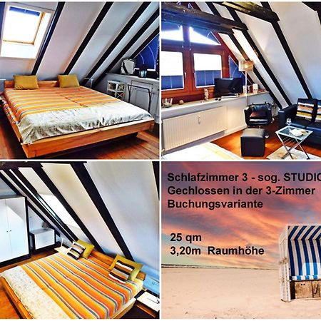 3-Zimmer-Ferienwohnung Deichwiese Westerland 1-3 Personen Buitenkant foto