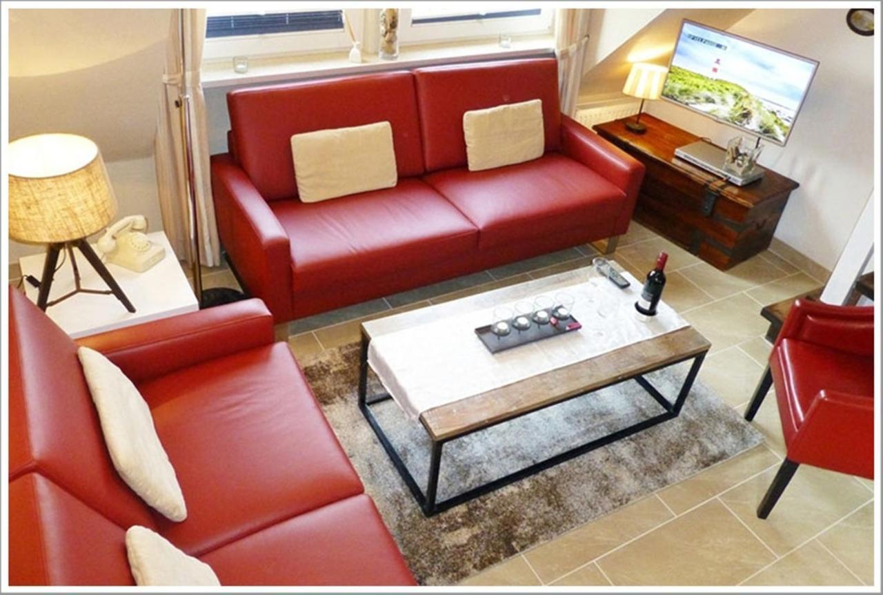 3-Zimmer-Ferienwohnung Deichwiese Westerland 1-3 Personen Buitenkant foto